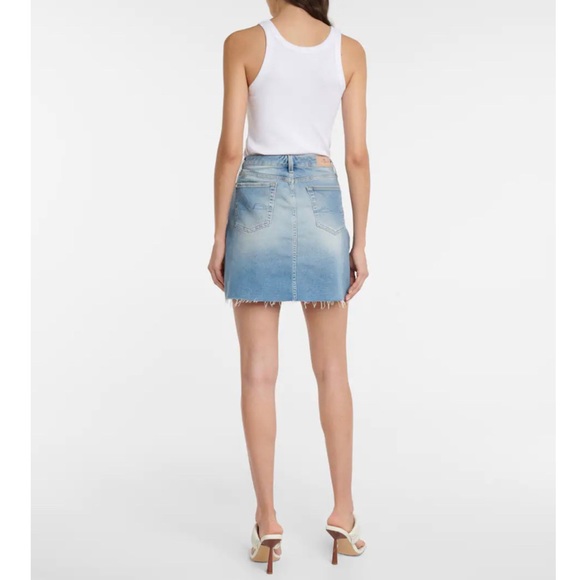 7 For All Mankind Denim Skirt size 27 - Picture 5 of 9